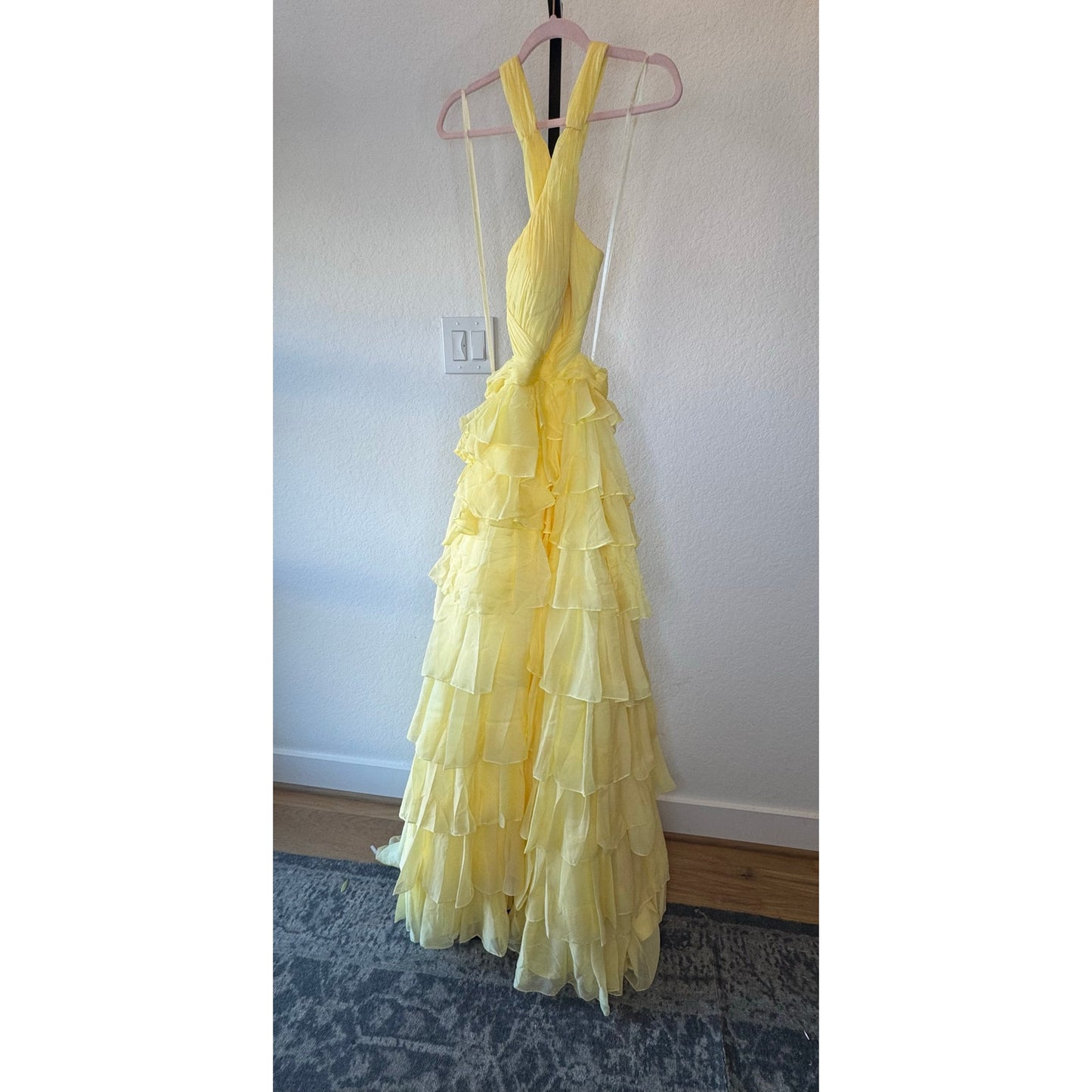 Mac Duggal | Layered Cut-Out Maxi Dress