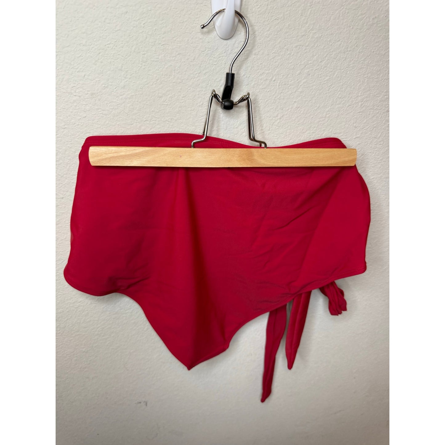 NWT Andrea Iyamah Maven High Waisted Bikini Bottom Red Women's XXXL Beach Swim