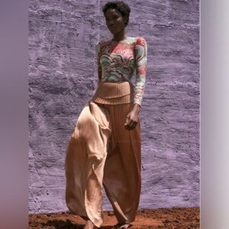 Andrea Iyamah | Linea Pleated Pants