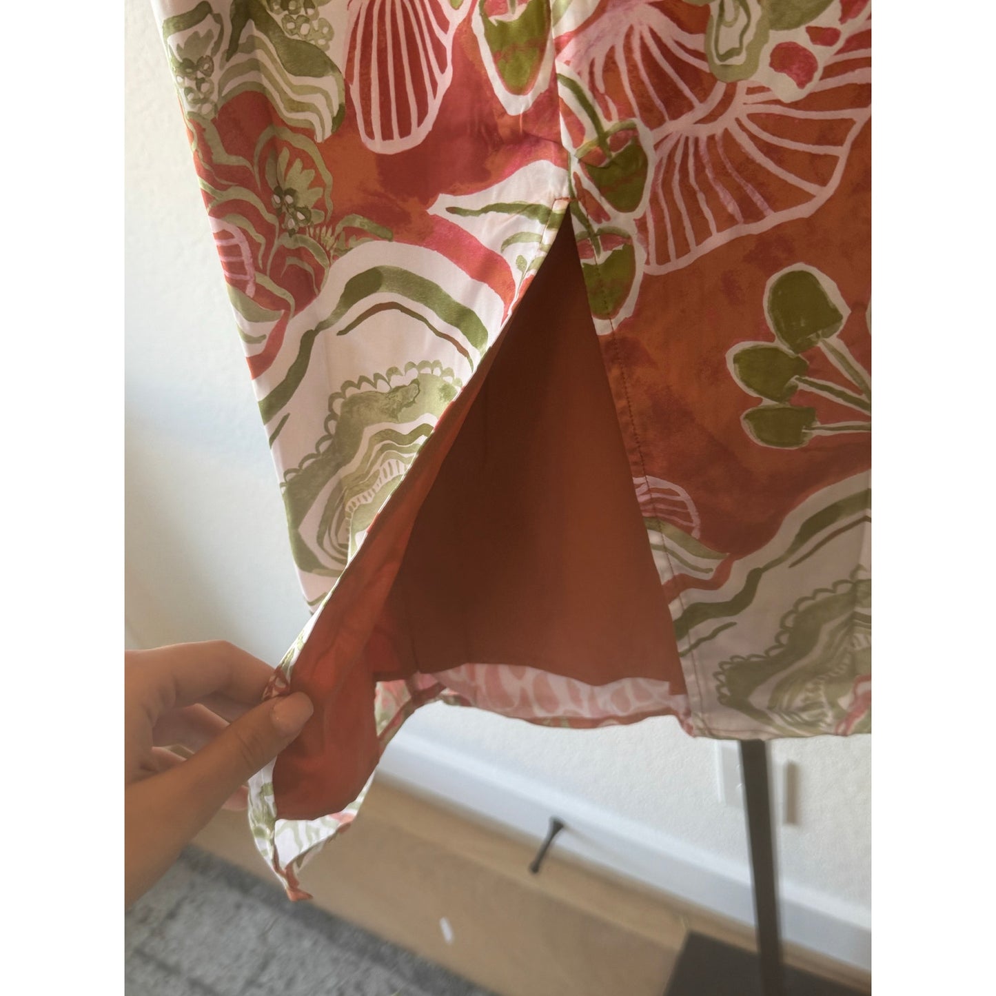Andrea Iyamah | Behati Satin Draped Midi Skirt