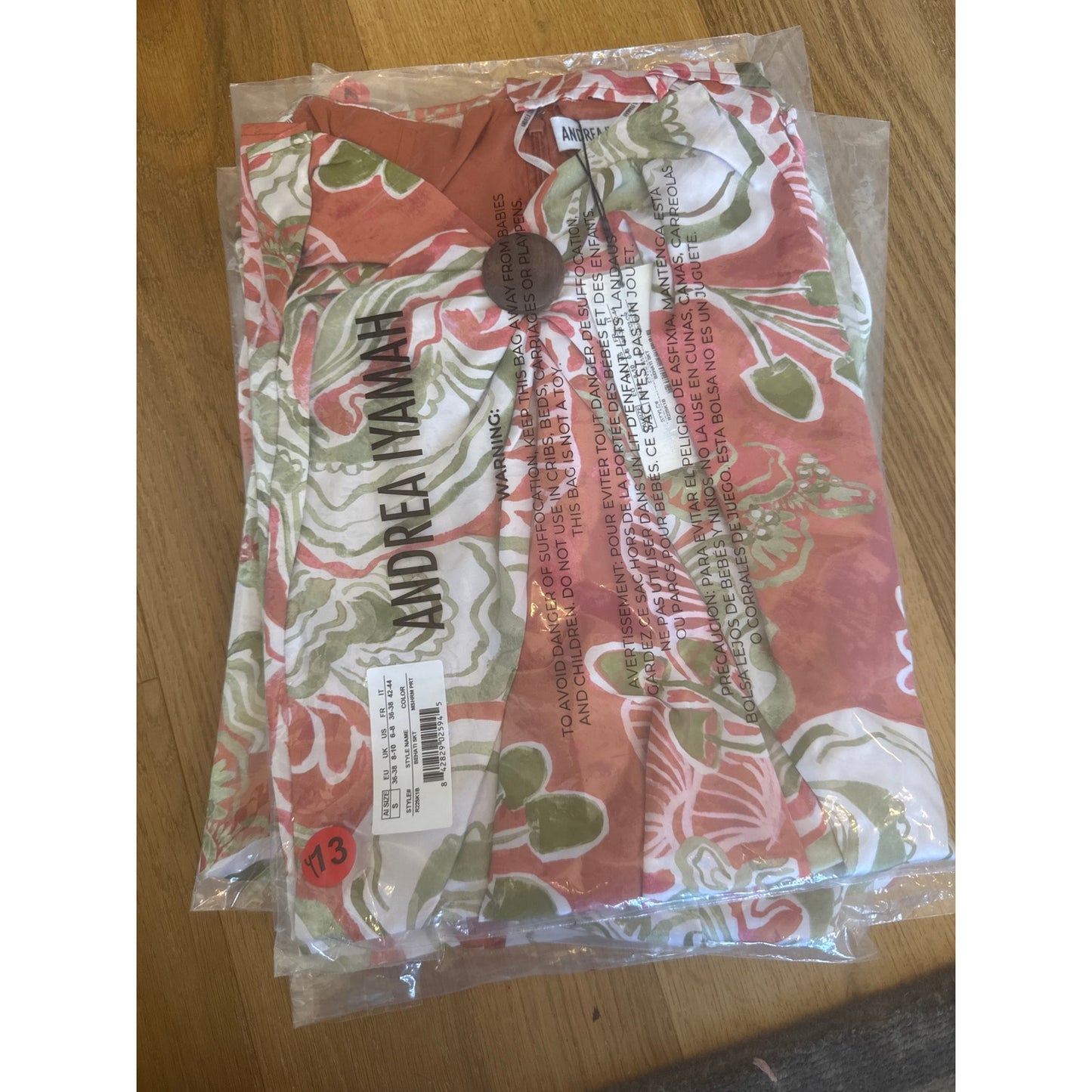 Andrea Iyamah | Behati Satin Draped Midi Skirt